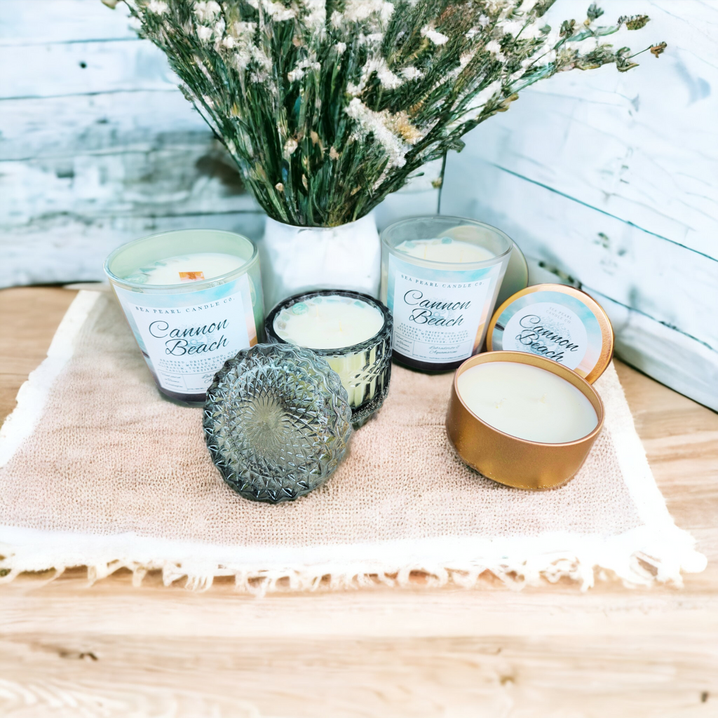 Cannon beach candle collection