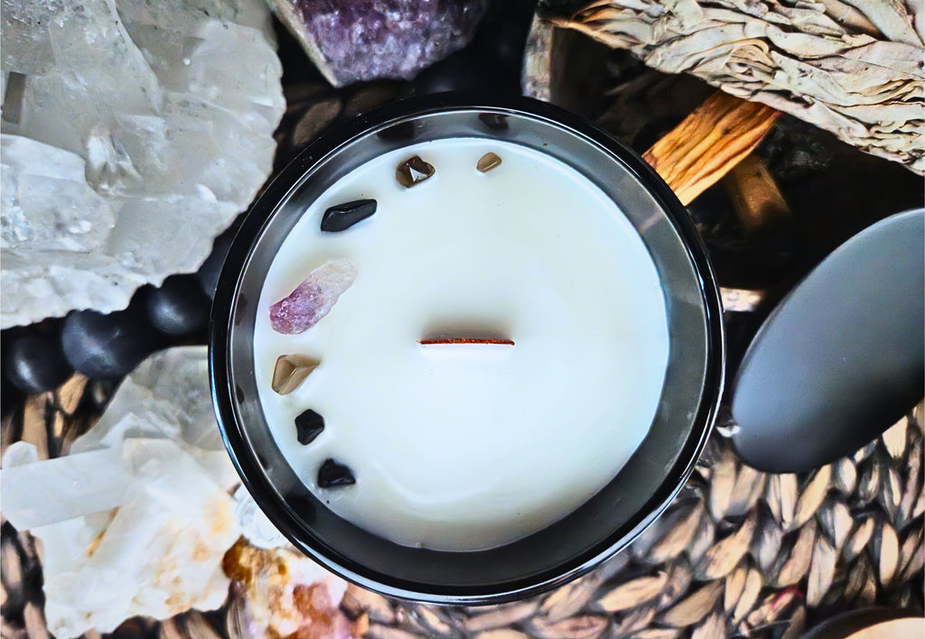 Smudge Ritual Candle, Palo santo and sage candle