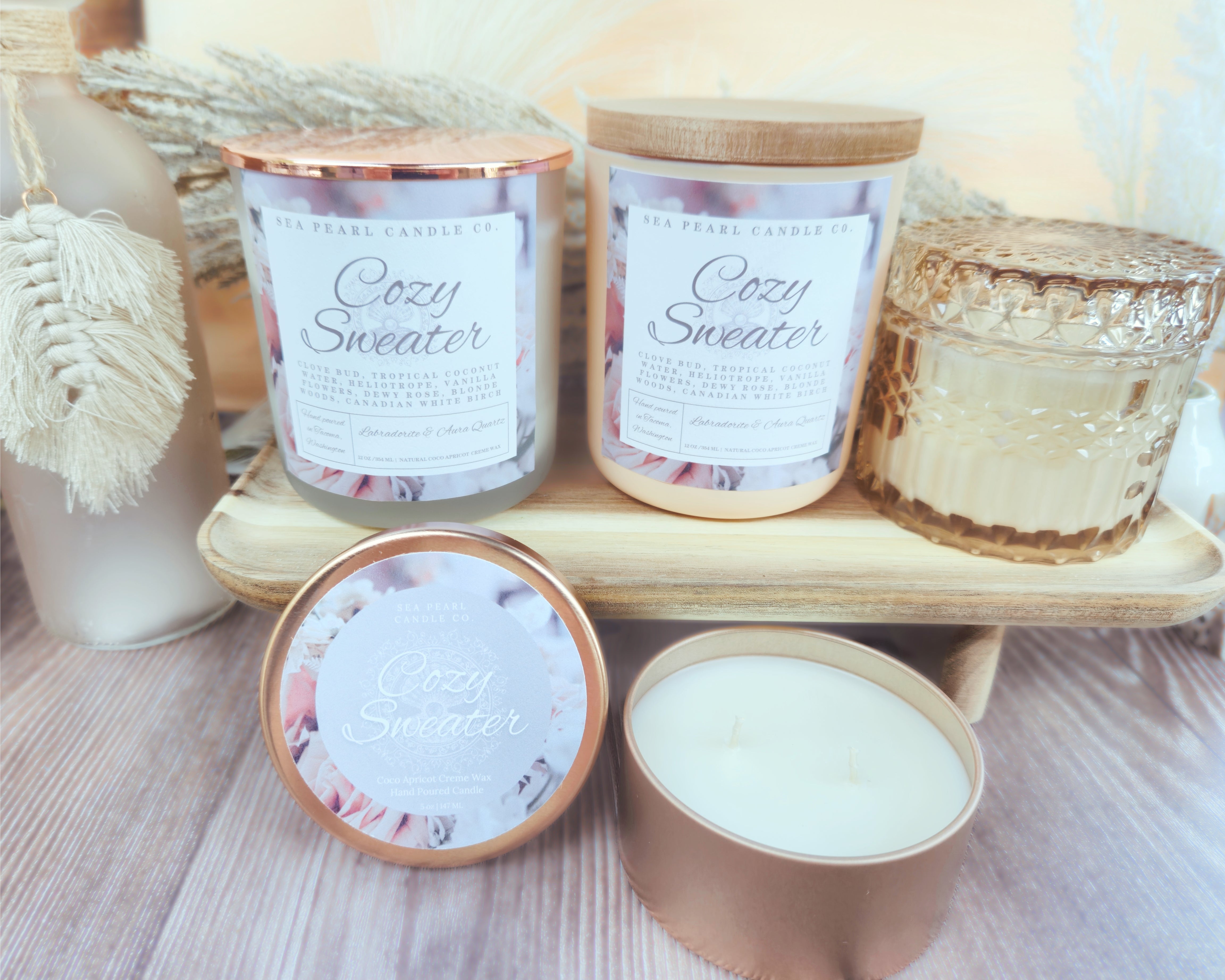 Cozy Sweater: Candied Ginger, Vanilla flowers Valencia Orange